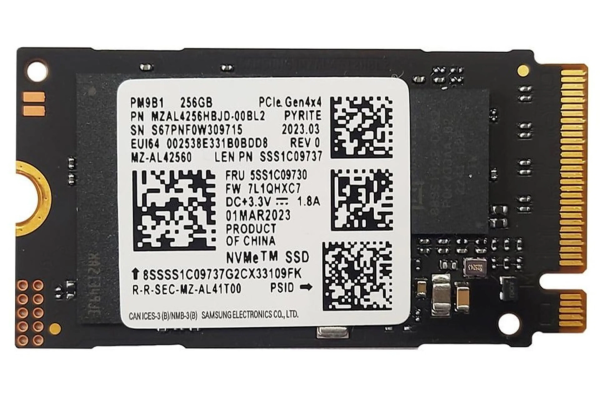 حافظه SSD M2 سامسونگ مدل MZ-AL425 PM9B1 ظرفیت 256 گیگابایت