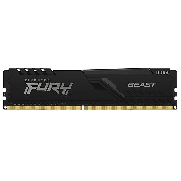 رم کامپیوتر DDR4 تک کاناله 2666 مگاهرتز CL16 کینگستون مدل FURY Beast ظرفیت 8 گیگابایت