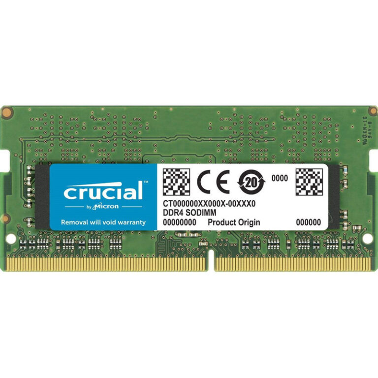 رم لپ تاپ DDR4 تک کاناله 3200 مگاهرتز CL22 کروشیال مدل CT8 ظرفیت 8 گیگابایت