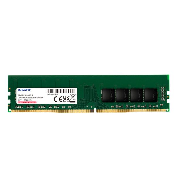 رم دسکتاپ تک کاناله 3200 مگاهرتز CL22 ای دیتا مدل U-DIMM ظرفیت 8 گیگابایت